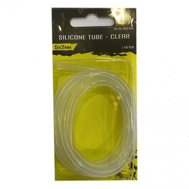 BLACK CAT SILICONE TUBE CLEAR 5X2 MM 1 M.