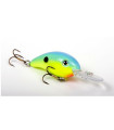 STRIKE KINGPRO-MODEL CRANKBAIT SERIES 6 CHARTREUSE POWDER BLUE BACK