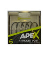 RIDGEMONKEY RM-TEC APE-X STAIGHT POINT HOOKS 6