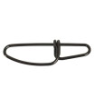 MOSQUETON ESQUENA CROSSLOCK SNAP BLACK/NICKEL 6 (10ud)