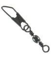 EMERILLON ESQUENA PROFESIONAL BARREL SWIVEL WHITH SAFETY SNAP 10