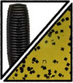 BIG IKA 5 GARY YAMAMOTO WATERMELON/ BLACK FLAKE 194 (10ud)