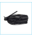 TUNGSTEN JIG RUBBER KEITECH MODEL II FOOTBALL JIG 1/2 OZ 001 BLACK (1ud)