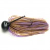 TUNGSTEN JIG RUBBER KEITECH MODEL II FOOTBALL JIG 3/8 OZ BROWN PURPLE (1ud)