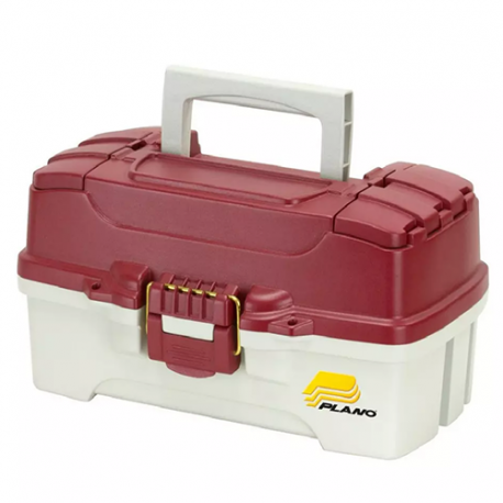 PLANO LG 1 TRAY BOX RED WHITE 6201-06