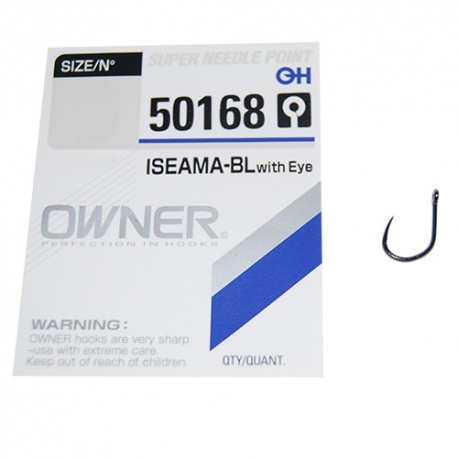 ANZUELO OWNER ISEAMA-BL WITH EYE 6 (7ud)