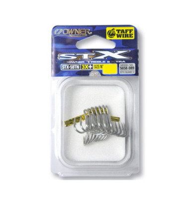 ANZUELO TRIPLE OWNER STX-58TN 1 TAFF WIRE (8ud)