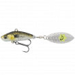 SAVAGE GEAR 3D STICKLEBAIT TAIL SPIN 7,3 CM 13 GR GREEN SILVER AYU