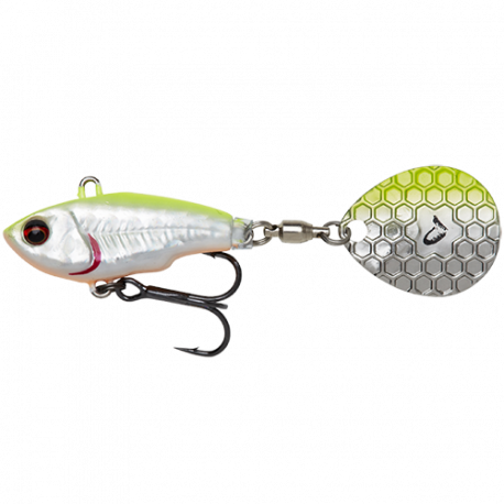 SAVAGE GEAR 3D FAT TAIL SPIN 6.5 CM 12.5 GR LEMON BACK FLASH