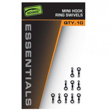 FOX EDGES MINI HOOK RING SWIVELS (10ud)