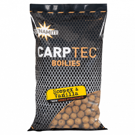 DYNAMITE BAITS BOILIES CARPTEC SCOPEX-VAINILLA 20 MM (1 KG)