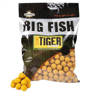 DYNAMITE BAITS BOILIES BIG FISH SWEET TIGER CORN 20 MM (1 KG)