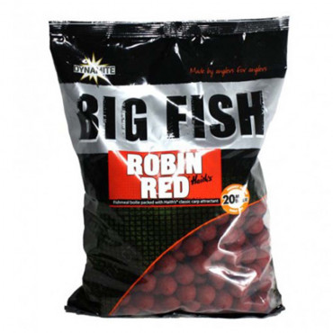 DYNAMITE BAITS BOILIES BIG FISH ROBIN RED 20 MM (1 KG)