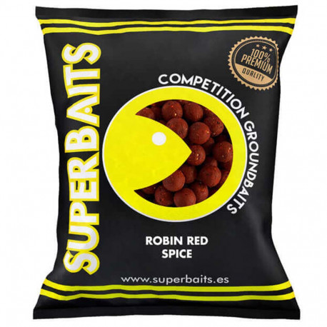 SUPER BAITS BOILIES ROBIN RED SPICE 20 MM