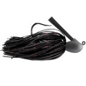 TUNGSTEN JIG RUBBER KEITECH MODEL 1 CASTING JIG 3/8 OZ 311 BLACK  RED (1ud)