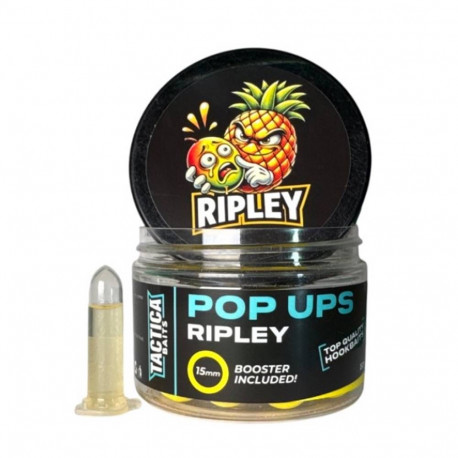 TACTICA BOILIES RIPLEY POP UP 15 MM FLUOR YELLOW (150 ML)