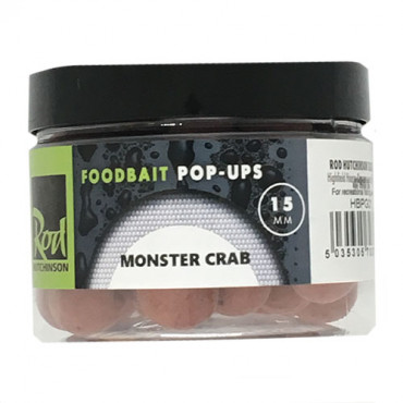 ROD HUTCHINSON BOILIES POP-UP FLUORO MONSTER CRAB 15 MM