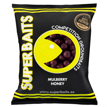 SUPER BAITS BOILIES MULBERRY HONEY 20 MM