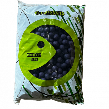 SUPER BAITS BOILIES MULBERRY HONEY 20 MM 5 KG