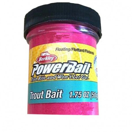 BERKLEY POWERBAIT TROUT BAIT ORIGINAL SCENT PINK (50g)