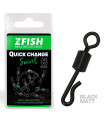 Z-FISH QUICK CHANGE SWIVEL 8 BLACK MATT
