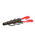 ULTRAVIBE SPEED CRAW 3.5 ZOOM BLACK/RED CLAW (12ud)