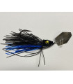 TUNGSTEN JIG DCAST BLADE JIG HEAD BLACK BLUE