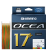 SHIMANO LINE OCEA 17 + BRAID  MULTICOLOR PE 8 300M. 139 LB