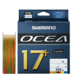 SHIMANO LINE OCEA 17 + BRAID  MULTICOLOR PE 8 300M. 139 LB