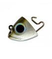 CABEZA PLOMADA BLACK MINNOW 70 FIIISH 1 SHORE 3GR KAKI (2ud)