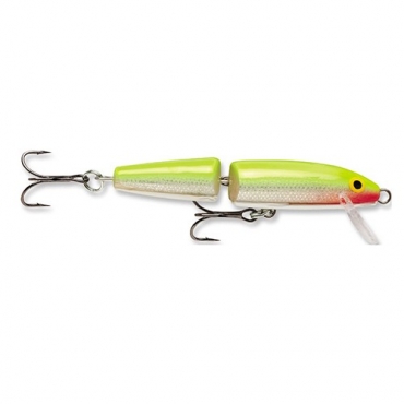 RAPALA JOINTED FLOATING SILVER FLUORESCENT CHARTREUSE 9 CM (7 G)