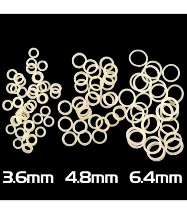 GOMAS GARDNER LATEX BAIT BANDS 6.4 MM (100ud)