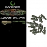 LEAD CLIP GARDNER COVERT C-THRU GREEN (12ud)