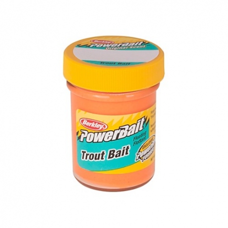 BERKLEY POWERBAIT TROUT BAIT ORIGINAL SCENT FL ORANGE (50g)