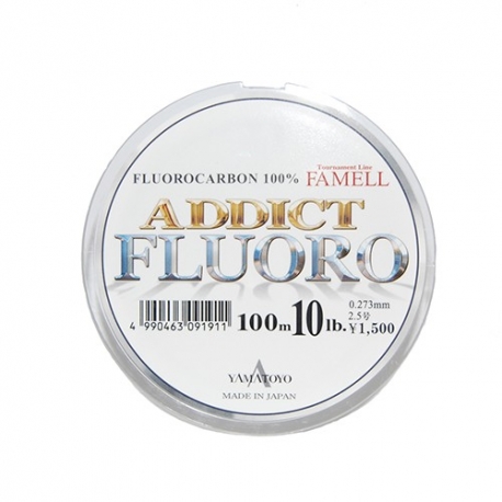 FLUOROCARBONO YAMATOYO ADDICT FLUORO 10 LB (0.273 MM-100 M)