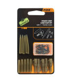 FOX EDGES POWER GRIP LEAD CLIP KIT TRANS KHAKI 7 (5ud)