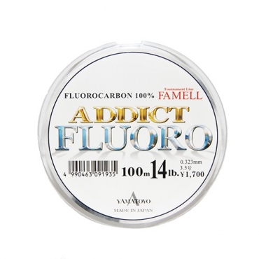 FLUOROCARBONO YAMATOYO ADDICT FLUORO 14 LB (0.323 MM-100 M)