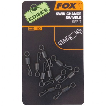 EMERILLON FOX EDGES KWIK CHANGE SWIVELS 7 (10ud)