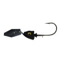 TUNGSTEN JIG DCAST BLADE JIG HEAD BLACK BLUE