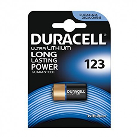 PILAS DURACELL ULTRA LITIO 123 (1ud)