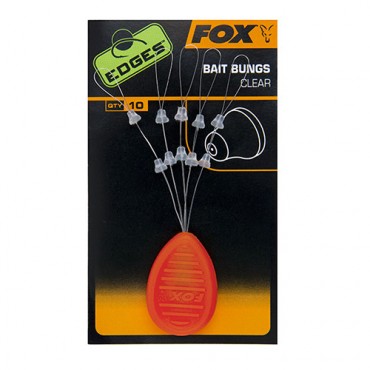 BAIT BUNGS FOX EDGES CLEAR (10ud)