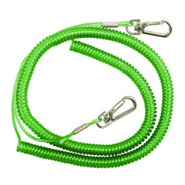 DAM SAFETY COIL CORD WITH SNAP LOCKS (90-250 CM)