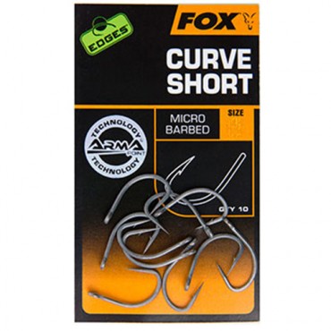 ANZUELO FOX EDGES CURVE SHORT 4 MICRO BARBED (10ud)