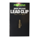 LEAD CLIP KORDA QUICK RELEASE CLAY GRAVEL (10ud)