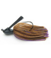TUNGSTEN JIG RUBBER KEITECH MODEL 1 CASTING JIG 1/2 OZ 008 BROWN PURPLE (1ud)