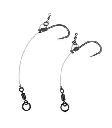 ANZUELO MONTADO FOX CHOD RIGS TRANS KHAKI RIGIDITY 7 25LB (3ud)