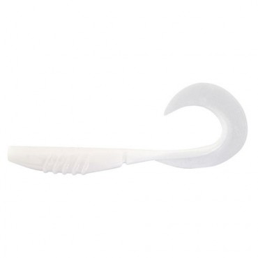 MEGABASS XLAYER CURLY 5 " SOLID WHITE
