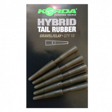 TAIL RUBBERS KORDA GRAVEL (10ud)