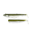 BLACK MINNOW 70 COMBO OFF SHORE 6 G + 1 CUERPO FIIISH 1 KAKI