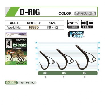 ANZUELO OWNER D-RIG CT-1 4 (4ud)